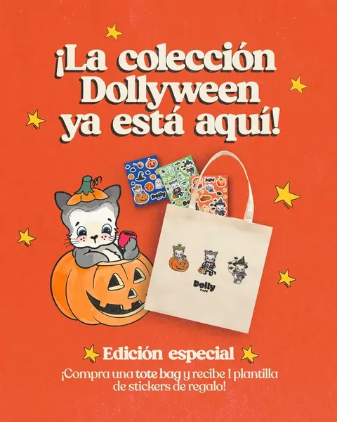 Publicación de la colección Dollyween de Dolly Café