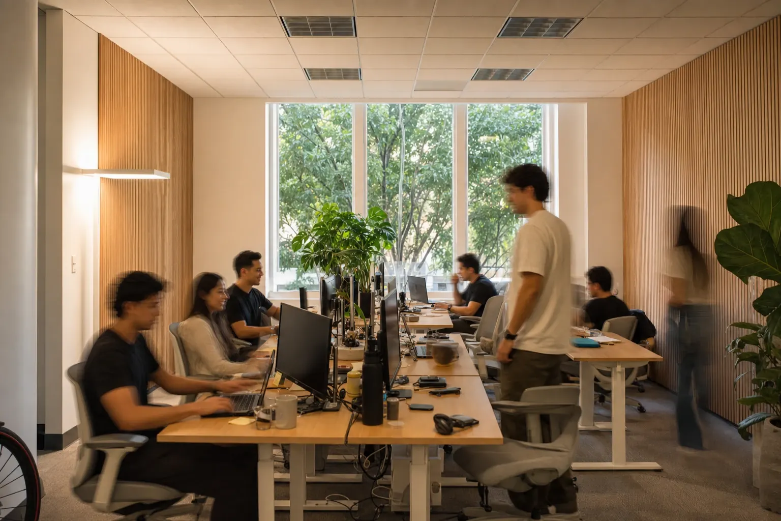 El equipo de TORstudio trabajando en el estudio