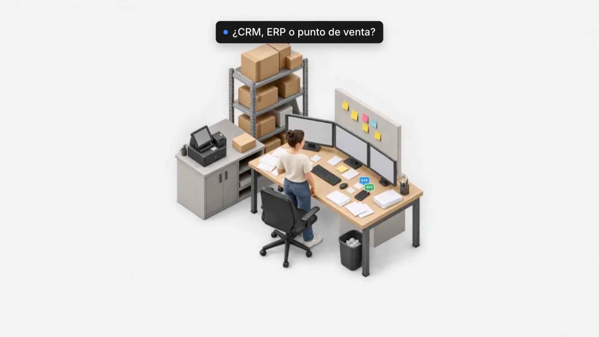 Portada del video: ¿Qué sistema necesita tu negocio? CRM, ERP, punto de venta y más